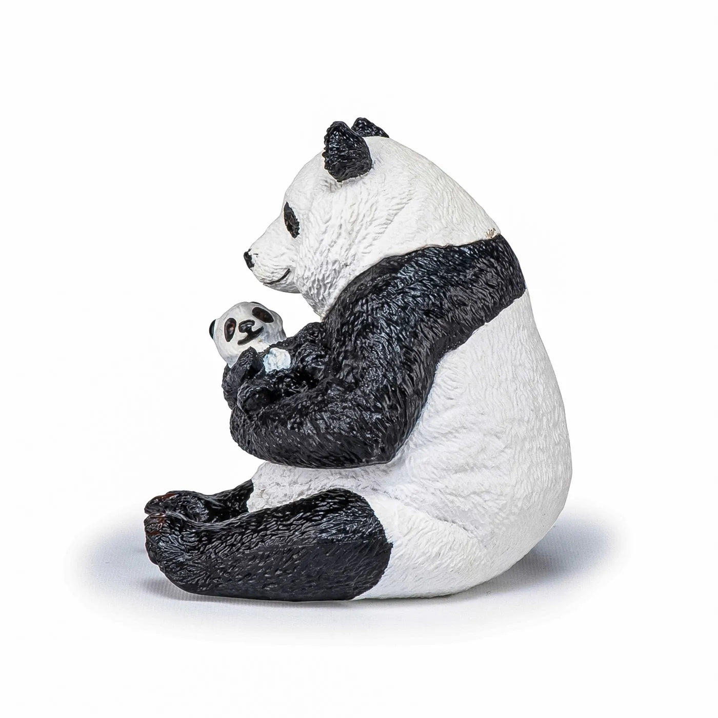 PAPO FIGURINA URS PANDA SEZAND CU PUI IN BRATE, ANIMALE SALBATICE