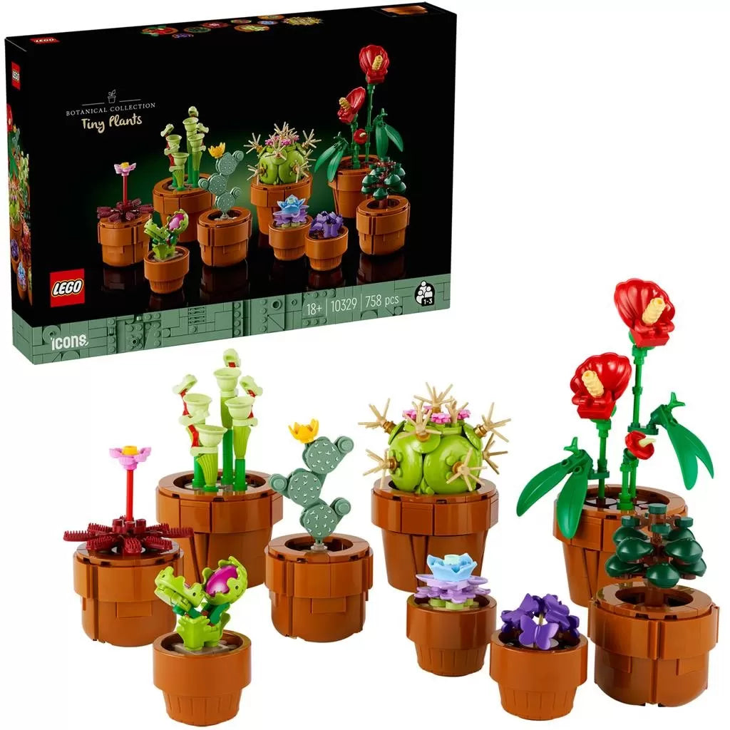 LEGO ICONS PLANTE DE MICI DIMENSIUNI 10329, LEGO ICONICS