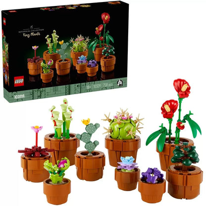 LEGO ICONS PLANTE DE MICI DIMENSIUNI 10329, LEGO ICONICS
