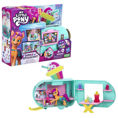 MY LITTLE PONY RULOTA DE SMOOTHIE A LUI SUNNY STARSCOUT, MY LITTLE PONY