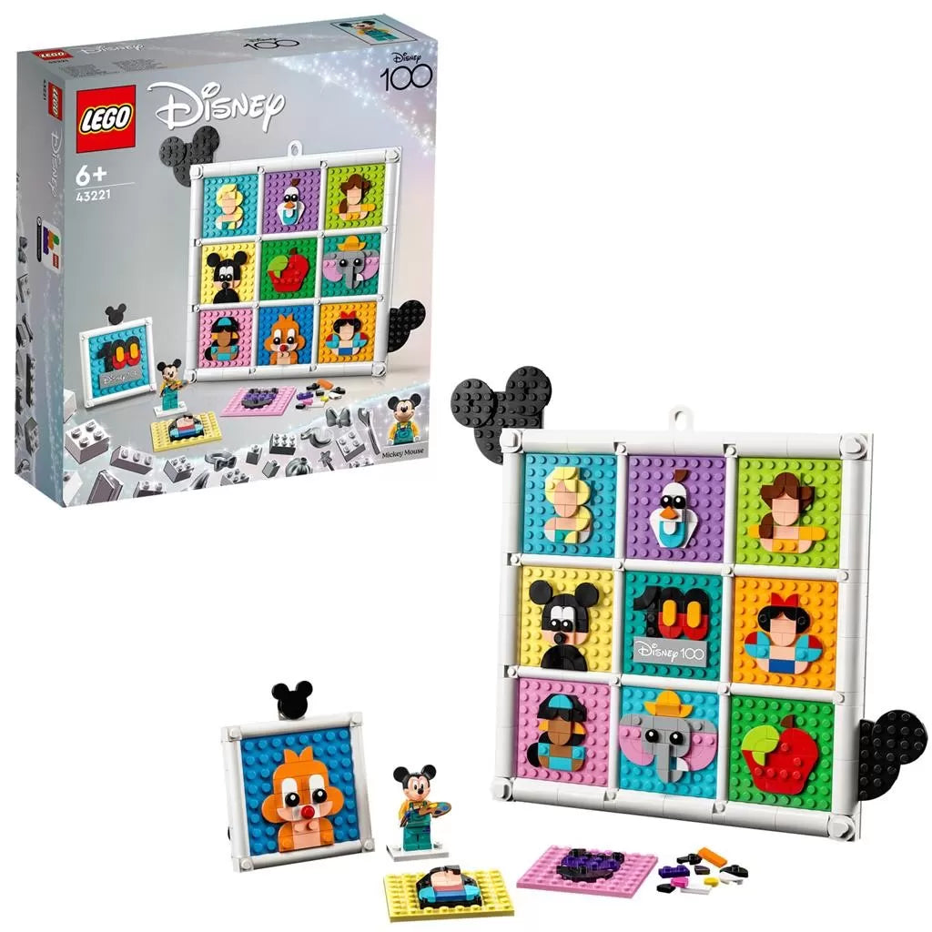LEGO DISNEY CLASSIC 100 DE ANI DE FIGURI EMBLEMATICE DE ANIMATIE DISNEY 43221, LEGO DISNEY