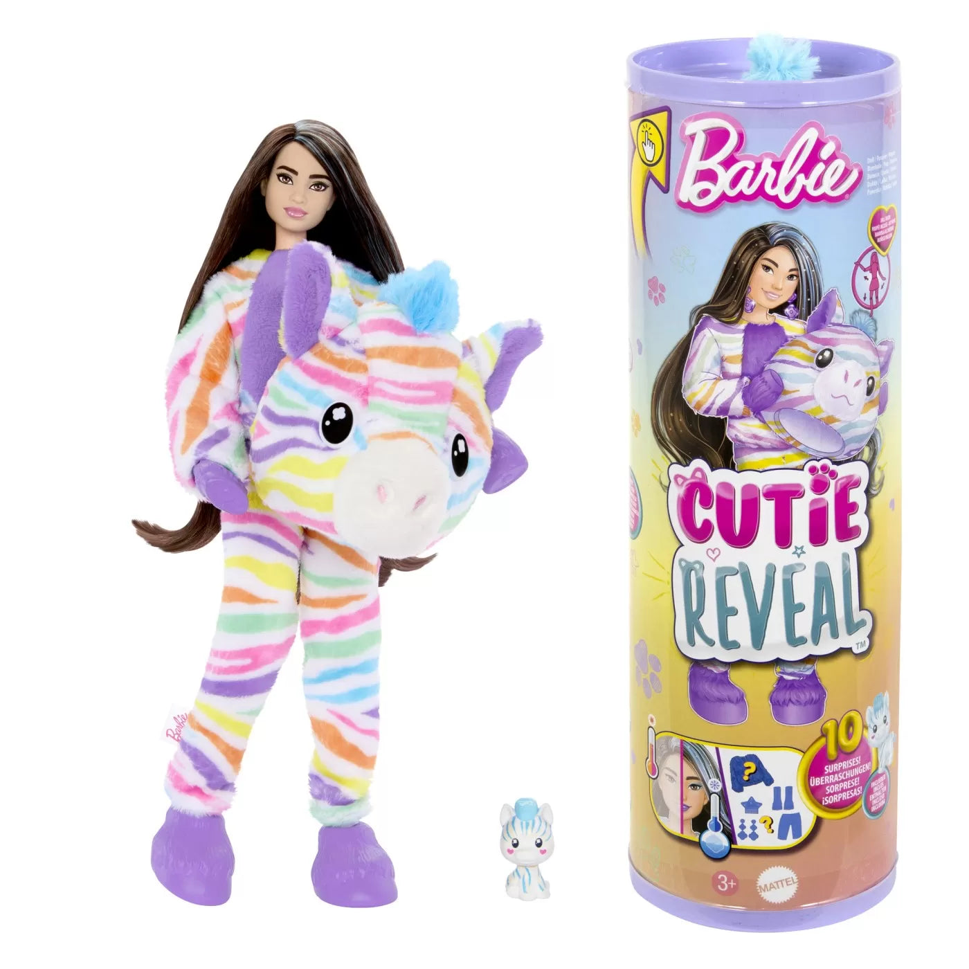 BARBIE PAPUSA BARBIE CUTIE REVEAL ZEBRA, BARBIE - DREAMTOPIA