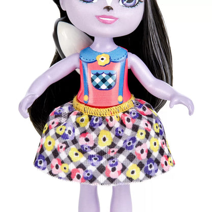ENCHANTIMALS SET PAPUSI SURORI SI ANIMALUTELE LOR SAGE SKUNK SI CAPER SI SABELLA SKUNK SI STRIPER, ENCHANTIMALS - SET