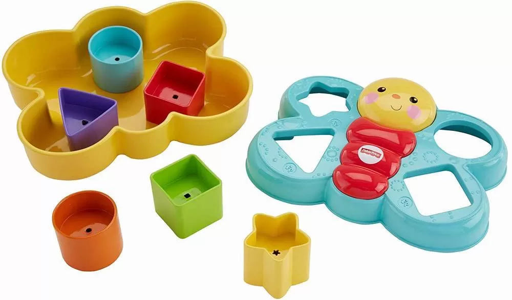 JUCARIE CU ACTIVITATI FLUTURAS CU FORME, FISHER PRICE - INFANT