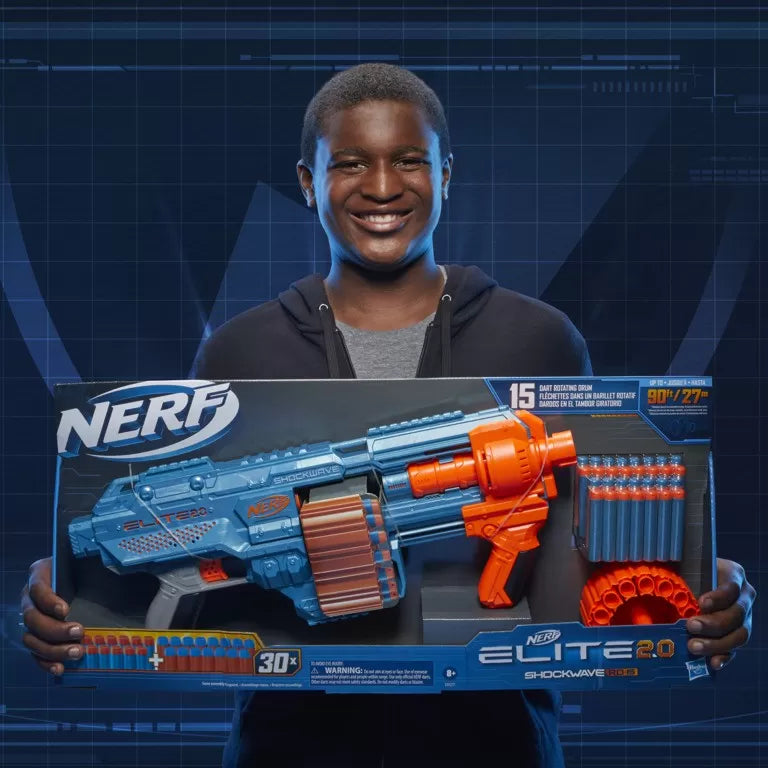 NERF BLASTER 2.0 ELITE SHOCKWAVE RD-15, NERF
