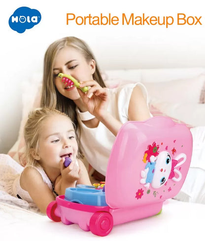 TROLER CU SET COAFURA SI ACCESORII FRUMUSETE, HOLA