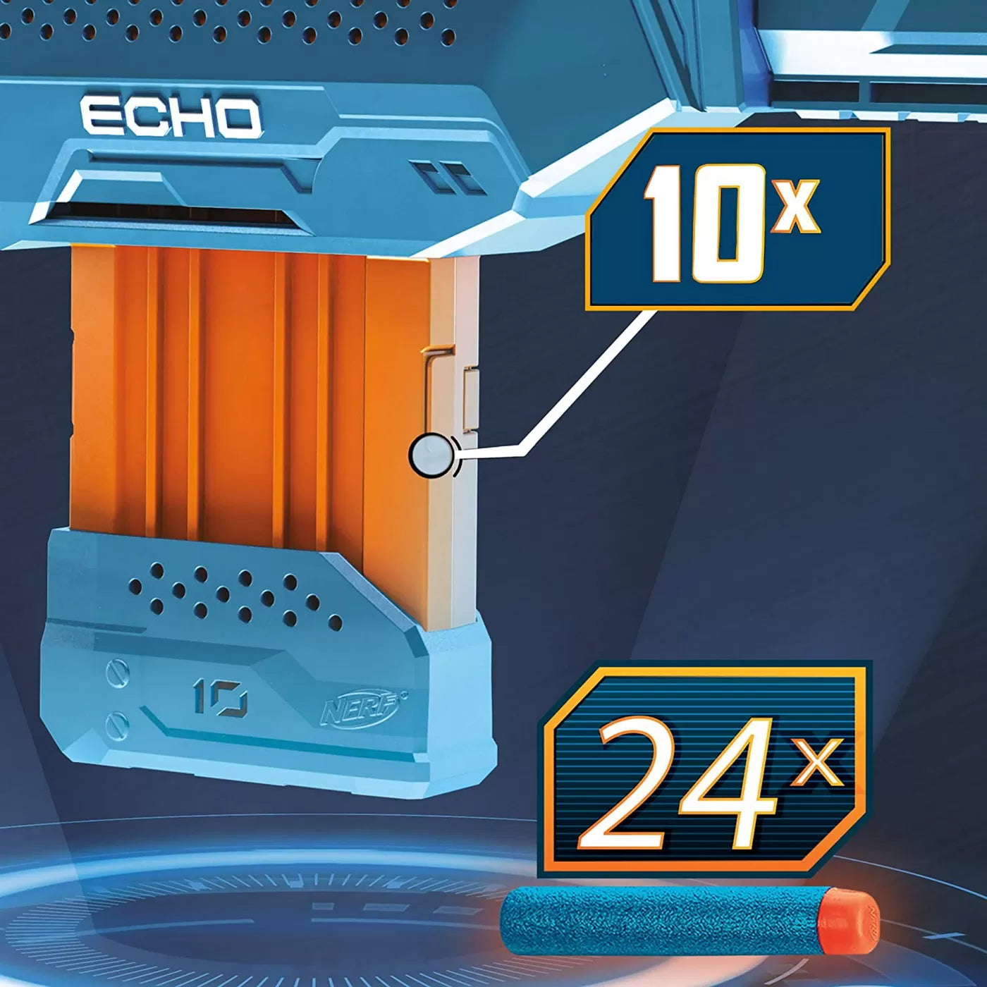 NERF BLASTER 2.0 ELITE ECHO CS-10, NERF