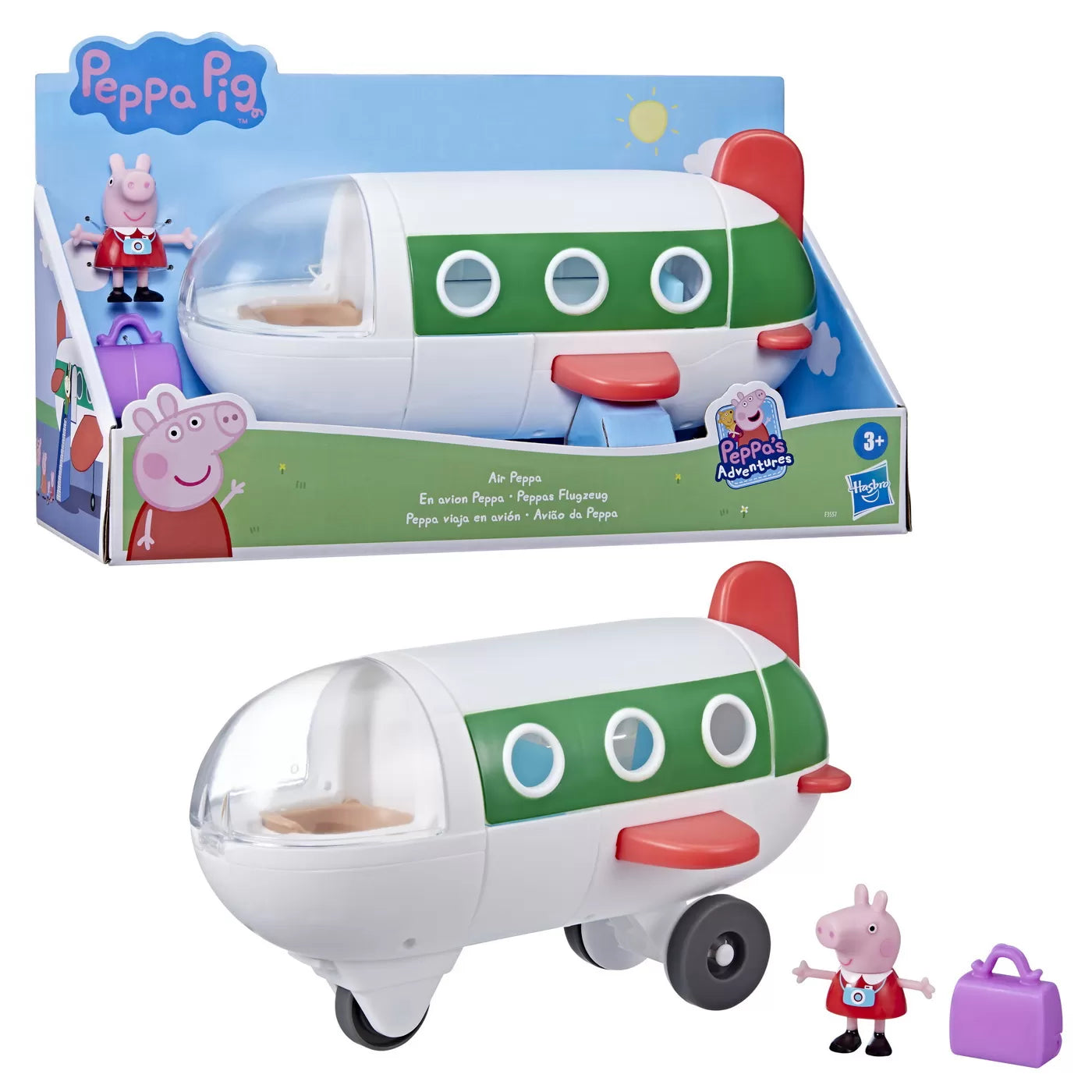 PEPPA PIG SET MERGEM CU AVIONUL , PEPPA PIG