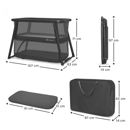 PATUT DE CALATORIE KINDERKRAFT SOFI PLUS, 4 IN 1, GREY, KINDERKRAFT