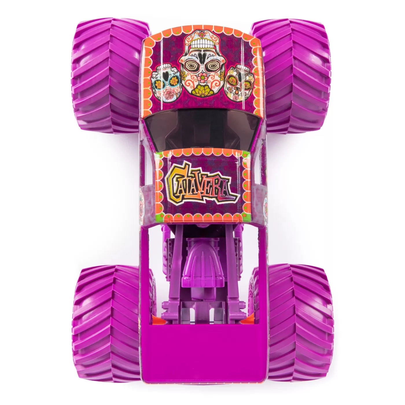 MONSTER JAM MASINUTA METALICA CALAVERA SCARA 1:24, MONSTER JAM
