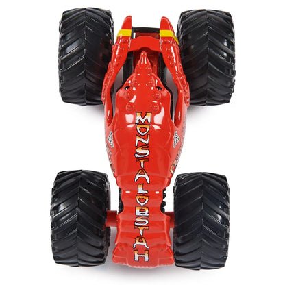 MONSTER JAM MASINUTA METALICA CRUSHSTATION SCARA 1 LA 64, MONSTER JAM