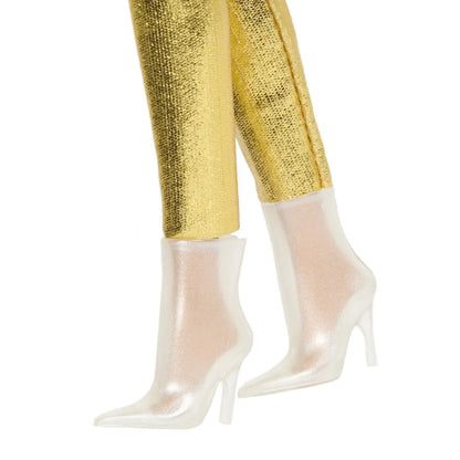 BARBIE PAPUSA BARBIE FASHIONISTAS BLONDA CU SALOPETA AURIE, BARBIE - FASHIONISTAS