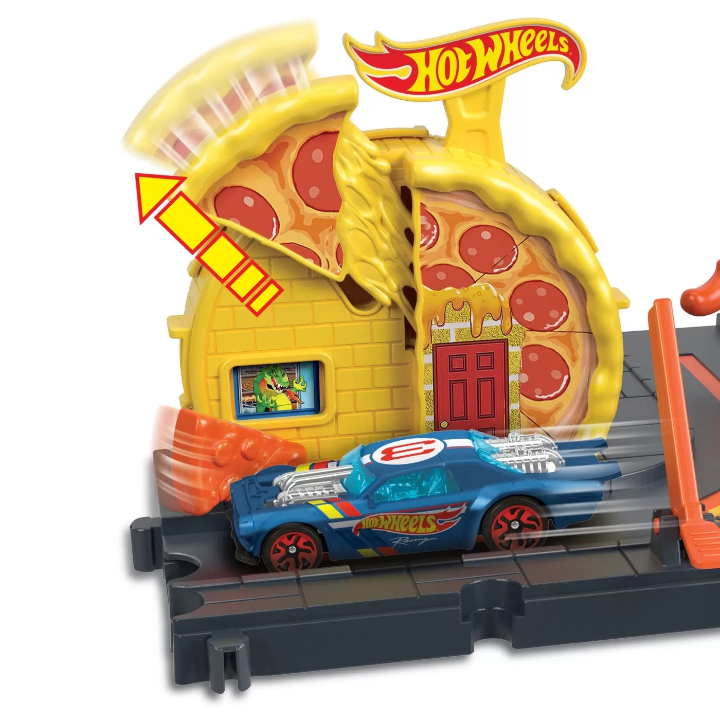 HOT WHEELS CITY EXPLORER SPEEDY PIZZA PICK UP, HOT WHEELS - CITY