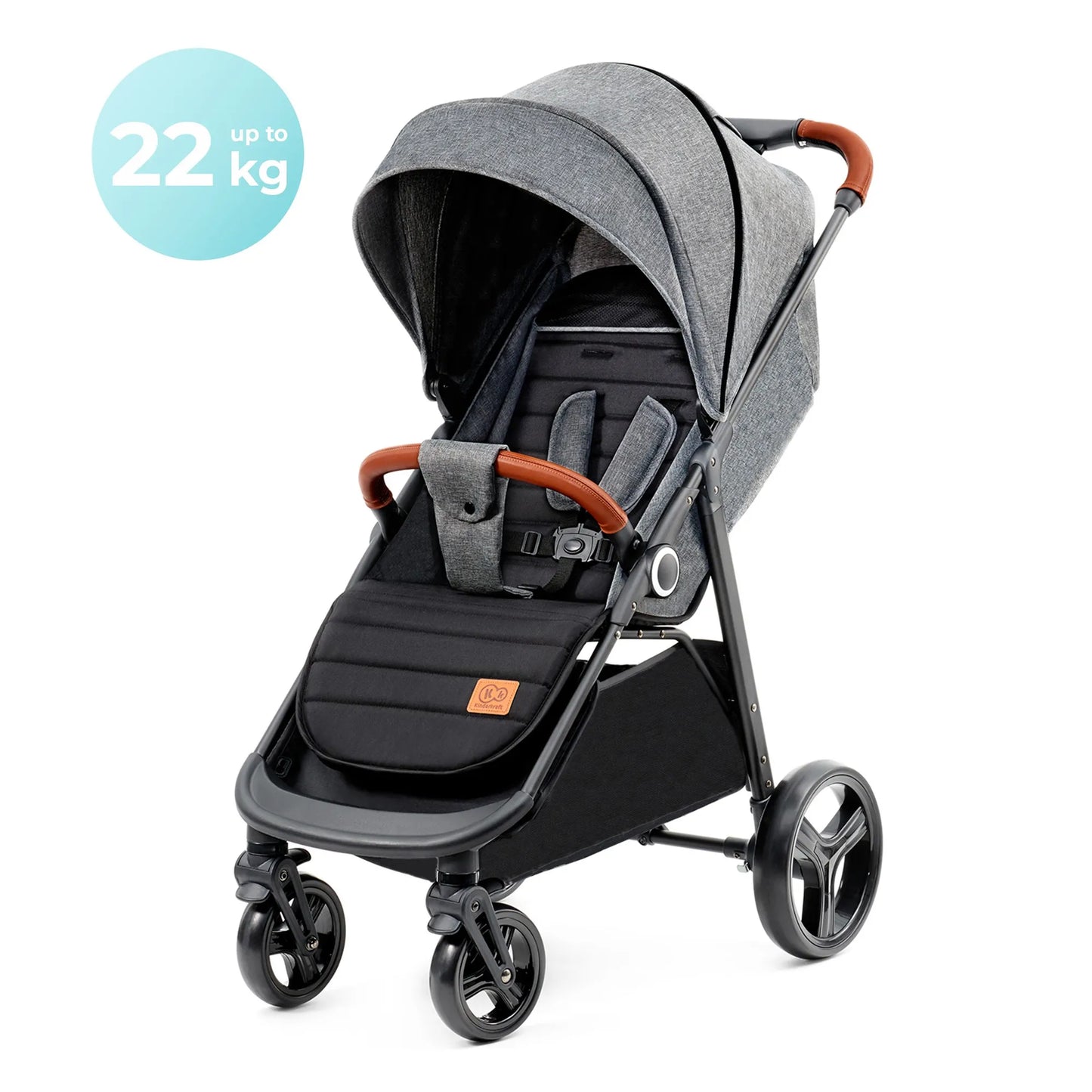 CARUCIOR SPORT KINDERKRAFT GRANDE PLUS, GREY, KINDERKRAFT