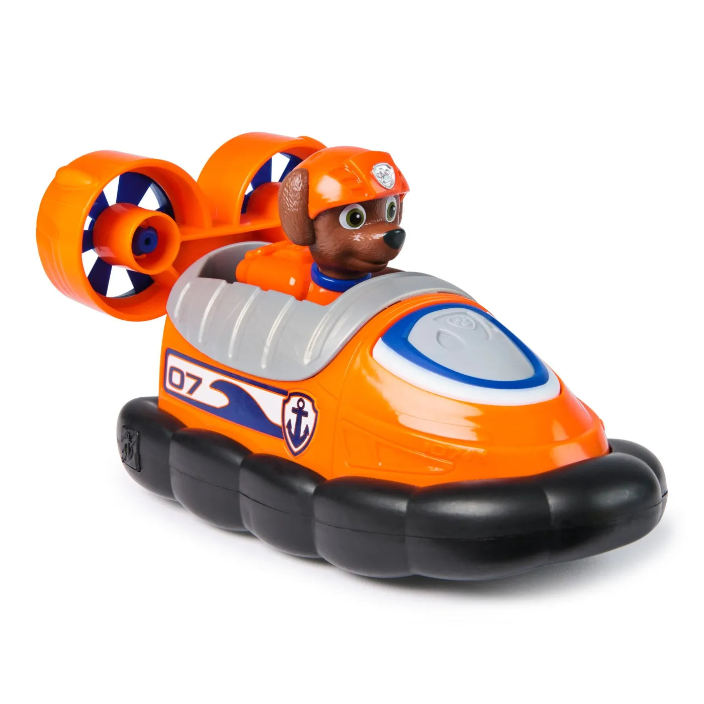 PATRULA CATELUSILOR SET VEHICUL DE BAZA HOVERCRAFT SI FIGURINA ZUMA, PATRULA CATELUSILOR