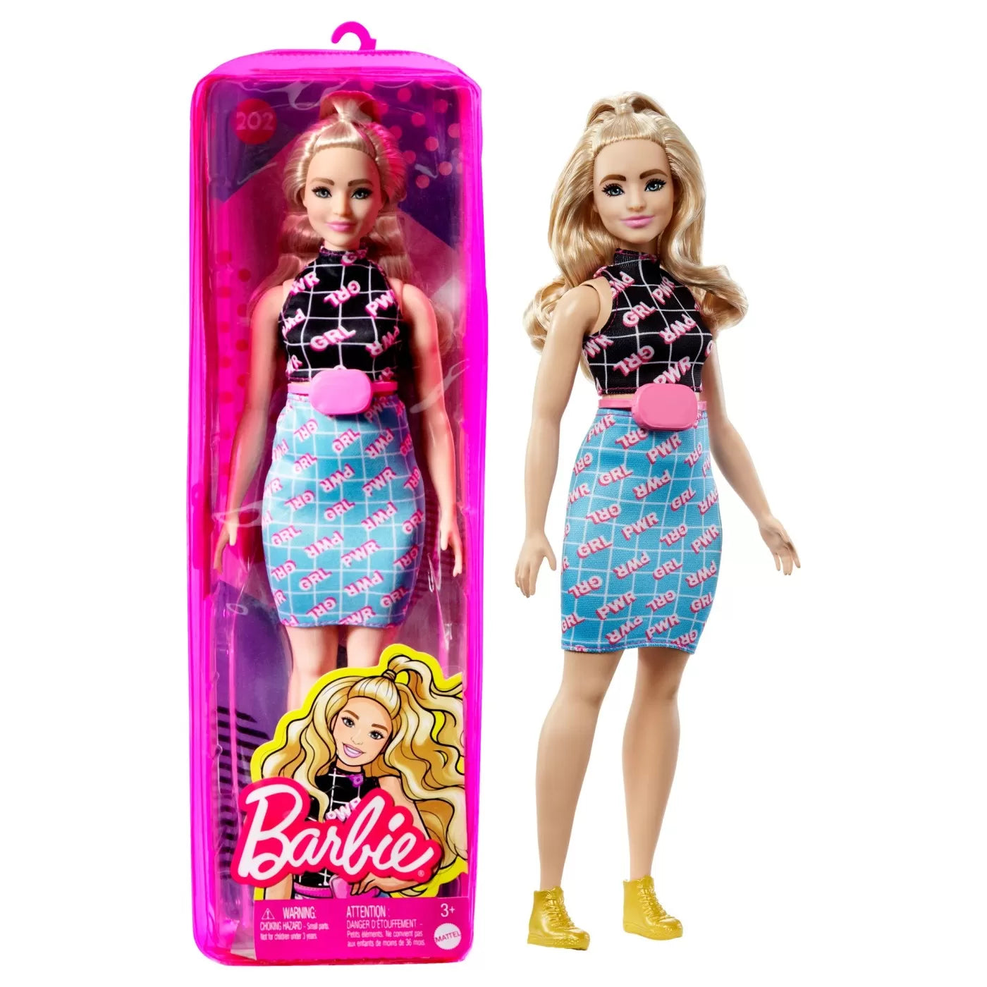 PAPUSA BARBIE FASHIONISTA BLONDA, BARBIE - FASHIONISTAS