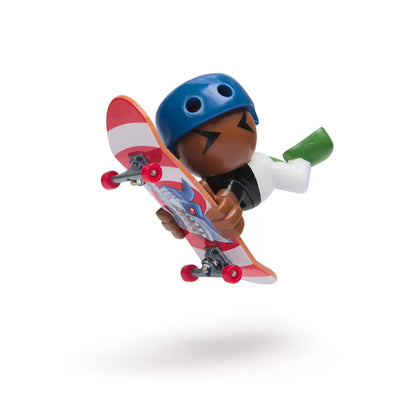 TECH DECH SK8 CREW PACHET 2 SETURI PLACA SI FIGURINA 9.6CM SAPCA NEAGRA SI CASCA ALBASTRA, TECH DECK