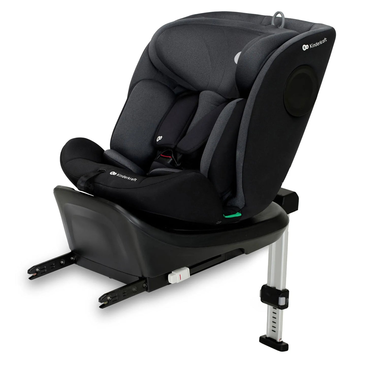 SCAUN AUTO I-SIZE, 40-150 CM, KINDERKRAFT I-360, BLACK, KINDERKRAFT