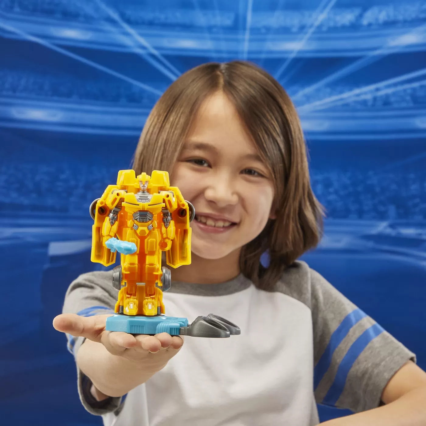 TRANSFORMERS ONE ROBOT BATTLERS FIGURINA BUMBLEBEE B127 11.5CM, TRANSFORMERS