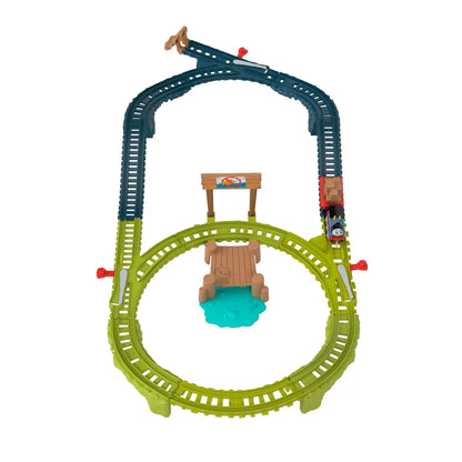 THOMAS SET DE JOACA CU LOCOMOTIVA PUSH ALONG THOMAS SI ACCESORII, THOMAS - THOMAS