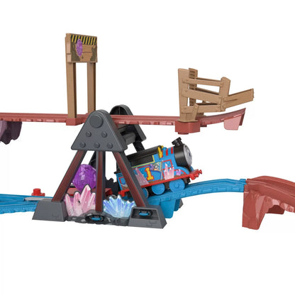 THOMAS SET DE JOACA CRYSTAL CAVES ADVENTURE CU LOCOMOTIVA MOTORIZATA THOMAS, THOMAS - THOMAS