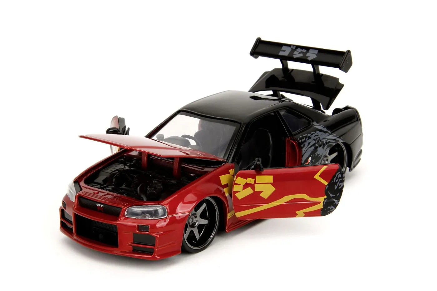 JADA GODZILLA MASINUTA METALICA NISSAN SKYLINE GTR SCARA 1 LA 24, JADATOYS