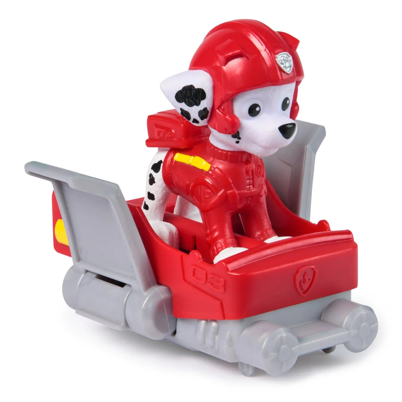 PATRULA CATELUSILOR ACTION PUPS SET VEHICUL DE SALVARE HOVERBOARD SI FIGURINA MARSHALL 5 CM, PATRULA CATELUSILOR