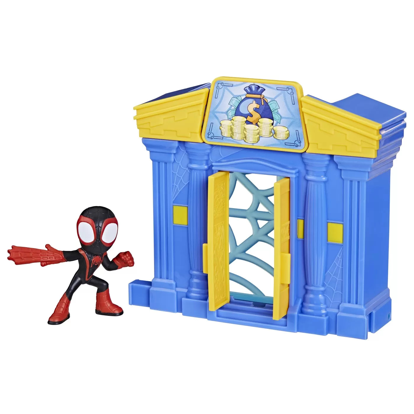 SPIDEY PRIETENII EXTRAORDINARI CITY BLOKS SET DE CONSTRUCTIE BANCA, SPIDER-MAN
