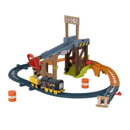 THOMAS SET DE CONSTRUCTIE RIDICA SI INCARCA MARFA CU DIESEL , THOMAS - THOMAS