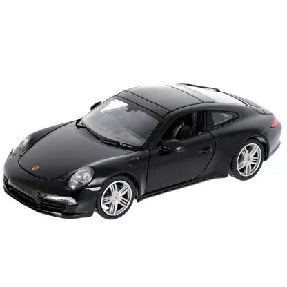 MASINUTA METALICA PORSCHE 911 NEGRU SCARA 1 LA 24, RASTAR METAL 1:24