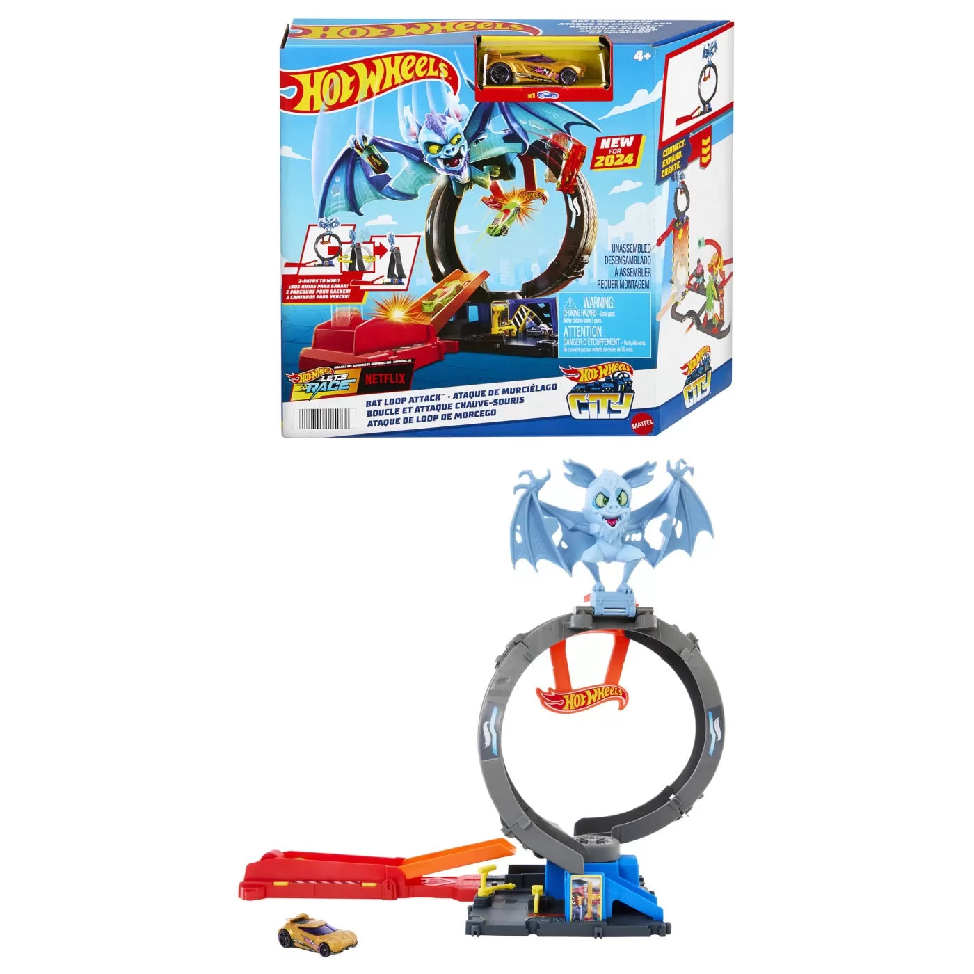 HOT WHEELS CITY PISTA INAMICILOR BUCLA LILIACULUI, HOT WHEELS - CITY