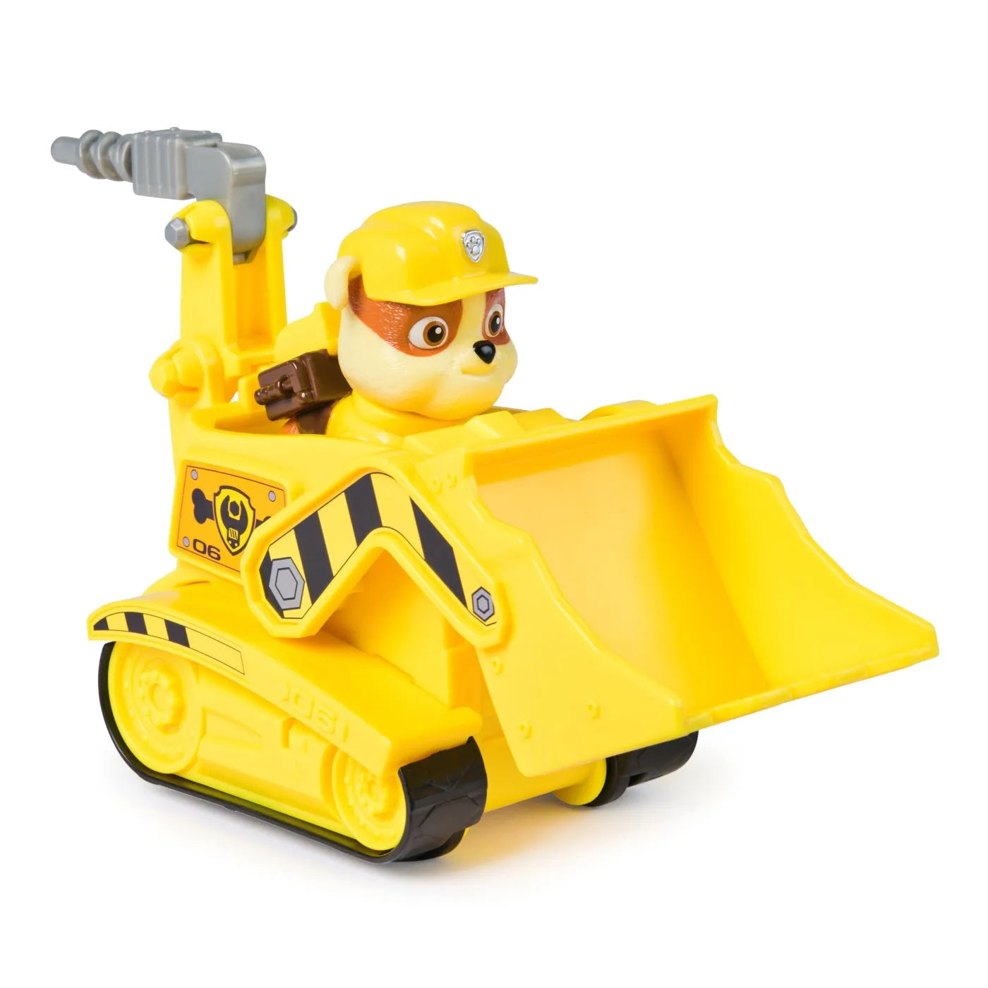 PATRULA CATELUSILOR SET VEHICUL DE BAZA BULDOZER SI FIGURINA RUBBLE, PATRULA CATELUSILOR
