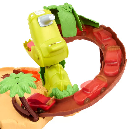 CARS SET DE JOACA DINO SI MASINUTA CAVE FULGER MCQUEEN, CARS - SET