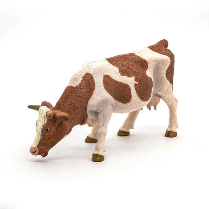 PAPO FIGURINA VACA SIMMENTAL PASCAND, PRIETENII DE LA FERMA