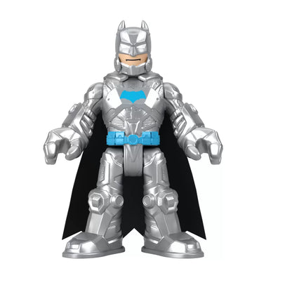 FISHER PRICE IMAGINEXT DC SUPER FRIENDS ROBOT BATMAN IN COSTUM GRI 30CM, FISHER PRICE - DC SUPER FRIENDS
