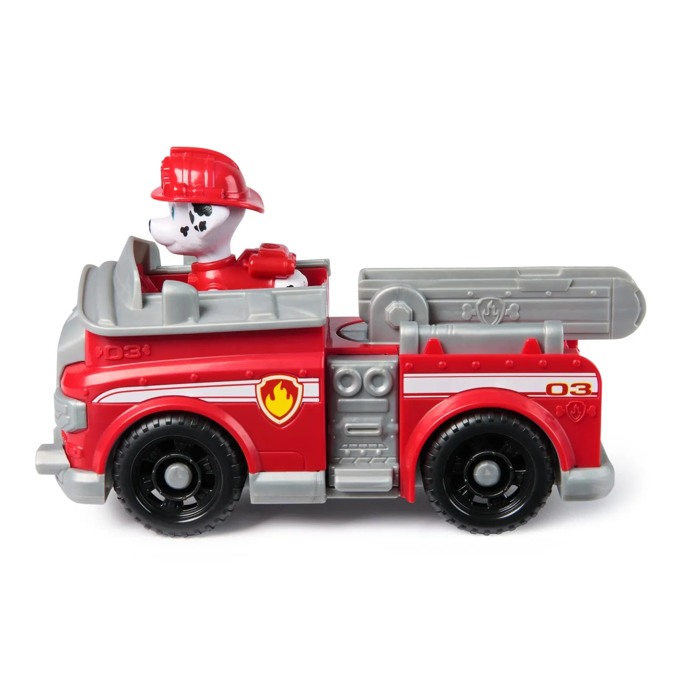 PATRULA CATELUSILOR SET VEHICUL DE BAZA MASINA DE POMPIERI SI FIGURINA MARSHALL, PATRULA CATELUSILOR