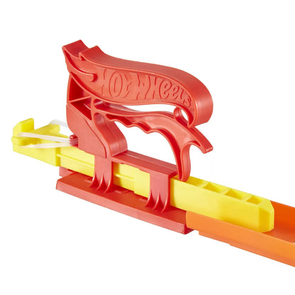 HOT WHEELS SET LANSATOR PORTABIL ROSU SI MASINUTA, HOT WHEELS - VEHICULE