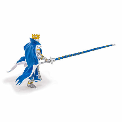 PAPO FIGURINA REGE CU BLAZON DRAGON albastru, PERSONAJE MEDIEVALE FANTASTICE