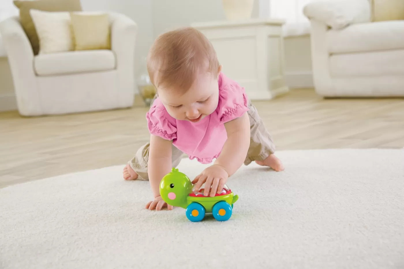 FISHER PRICE JUCARIE APASA SI MERGI TESTOASA, FISHER PRICE - INFANT