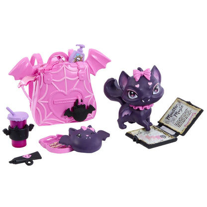 MONSTER HIGH PAPUSA DRACULAURA SI ANIMALUTUL COUNT FABULOUS, MONSTER HIGH