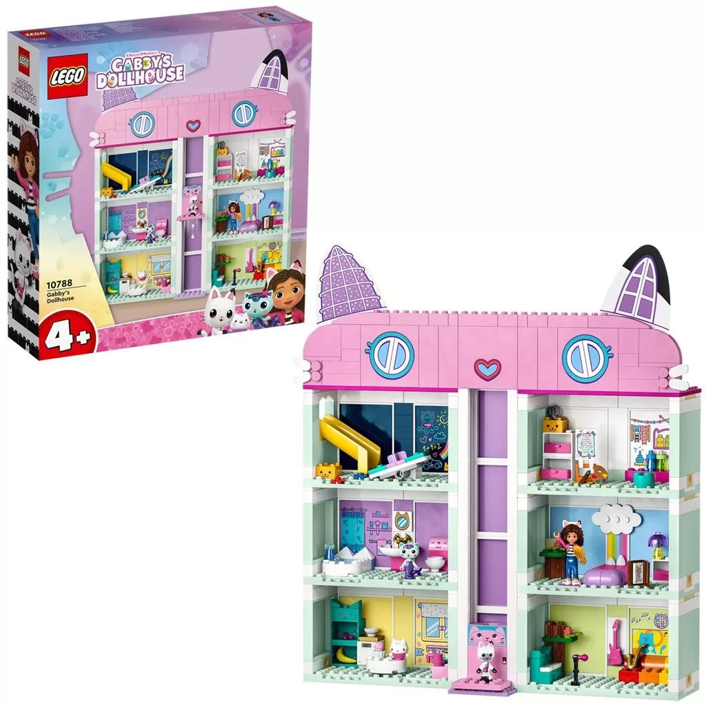 LEGO GABBYS DOLLHOUSE CASA DE PAPUSI A LUI GABBY 10788, LEGO GABBY'S DOLLHOUSE