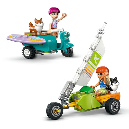 LEGO FRIENDS AVENTURI CU CATEI LA SURFING SI PE SCUTER 42641, LEGO FRIENDS