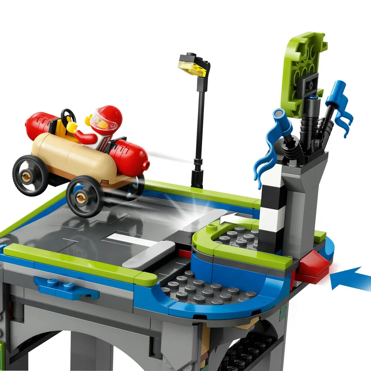 LEGO CITY FARA LIMITE: RAMPA PENTRU CURSE DE MASINI 60460, LEGO CITY