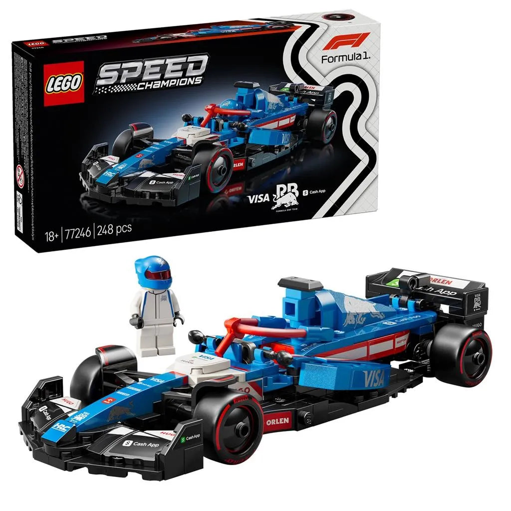 LEGO SPEED CHAMPIONS MASINA DE CURSE F1 VISA CASH APP RB VCARB 01 77246, LEGO SPEED CHAMPIONS