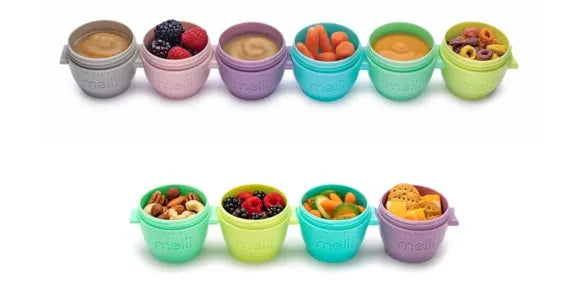 SET 10 RECIPIENTE SNAP&GO, MELII, 6*59 ML + 4*118 ML, MELII