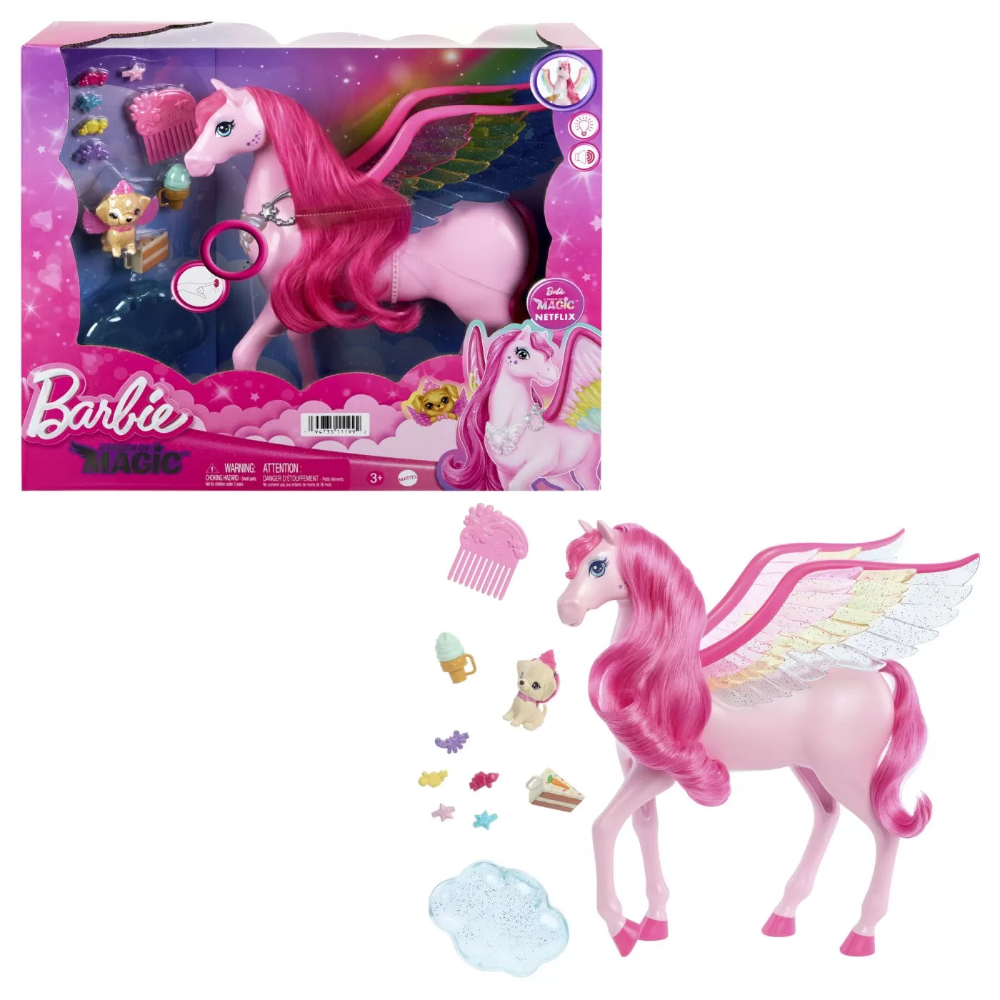 BARBIE A TOUCH OF MAGIC PEGASUS, BARBIE - DREAMTOPIA