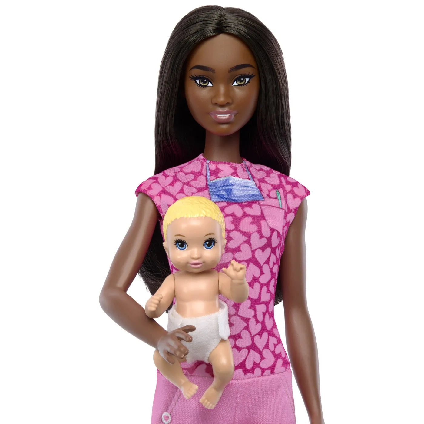 BARBIE SET DE JOACA PAPUSA BARBIE BRUNETA FACE CARIERA PEDIATRU, BARBIE - I CAN BE
