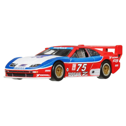 HOT WHEELS TRANSPORTATOR EURO HAULER CU MASINUTA NISSAN 300 ZX GTS SCARA 1:64, HOT WHEELS - VEHICULE