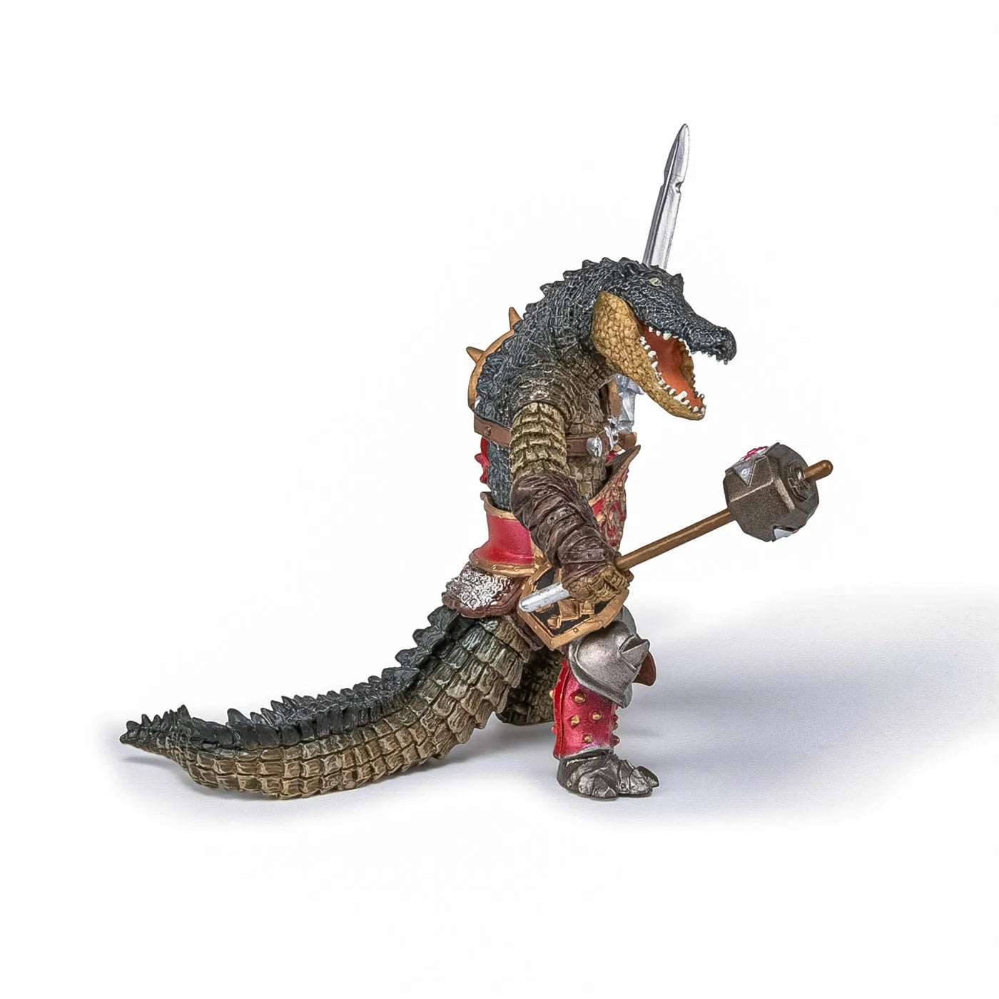 PAPO FIGURINA CROCODIL MUNTANT, PERSONAJE MEDIEVALE FANTASTICE