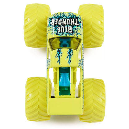 MONSTER JAM MASINUTA METALICA BLUE THUNDER SCARA 1 LA 64, MONSTER JAM